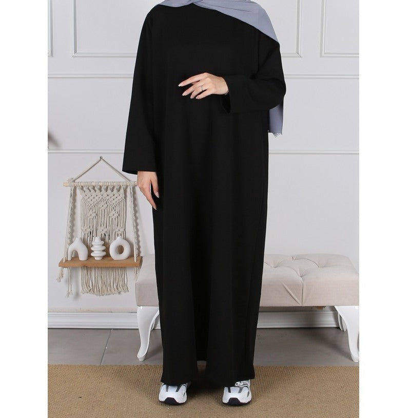 abaya dress winter black 
